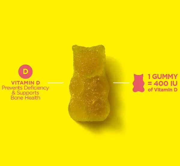 NutriBears Vitamin D Gummies - Enhances Bone Strength and Immune Function