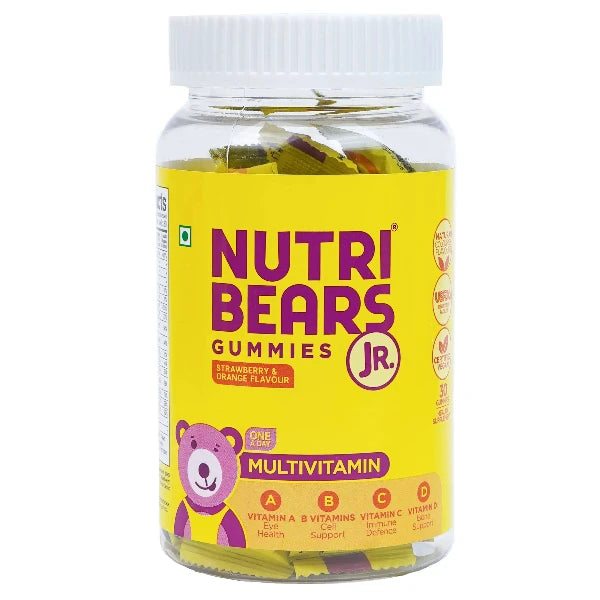 Children's Multivitamin Gummies by NutriBears - Supports Growth and Immunity