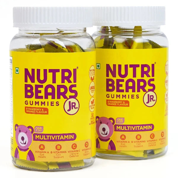 NutriBears Multivitamin Gummies- Pack of 2 - Vitamins for Kids' Overall Health